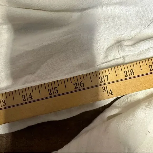 Princess Polly White Simona Linen Pants Sz 10 US NWT - Picture 11 of 13